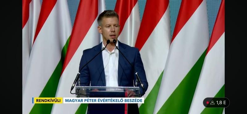 Magyar Péter: Orbán egy sokkal erősebb kihívóval néz szembe, mint amilyennek én számítok.