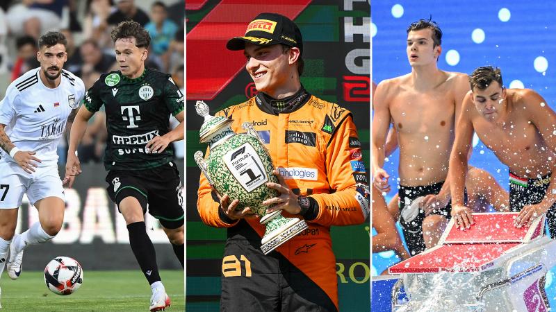 Heti ajánló: Izgalmas sportesemények várnak ránk! Nézd élőben az M4 Sporton a Magyar Nagydíjat, a vizes világbajnokság izgalmait, a Fradi-Noah BL-mérkőzést, valamint a magyar válogatott selejtezőit! Ne hagyd ki!