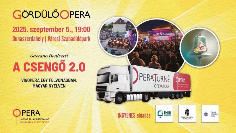 Dunaszerdahely varázslatos színpadává válik a Gördülő Opera, ahol a klasszikus zene és a modern előadóművészet találkozik. A város szívében megelevenednek a híres operák, miközben a közönség egy különleges élmény részese lehet. Az előadások nem csupán a h
